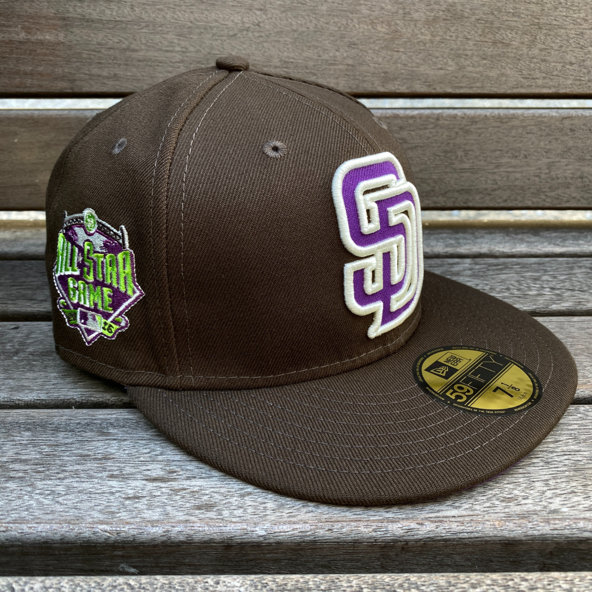 USA正規品 【7.1/2】 Newera ニューエラ SD Padres サンディエゴ パドレス MLB クーパーズタウン 限定オールスターゲーム 59FIFTY (23-11)_画像1