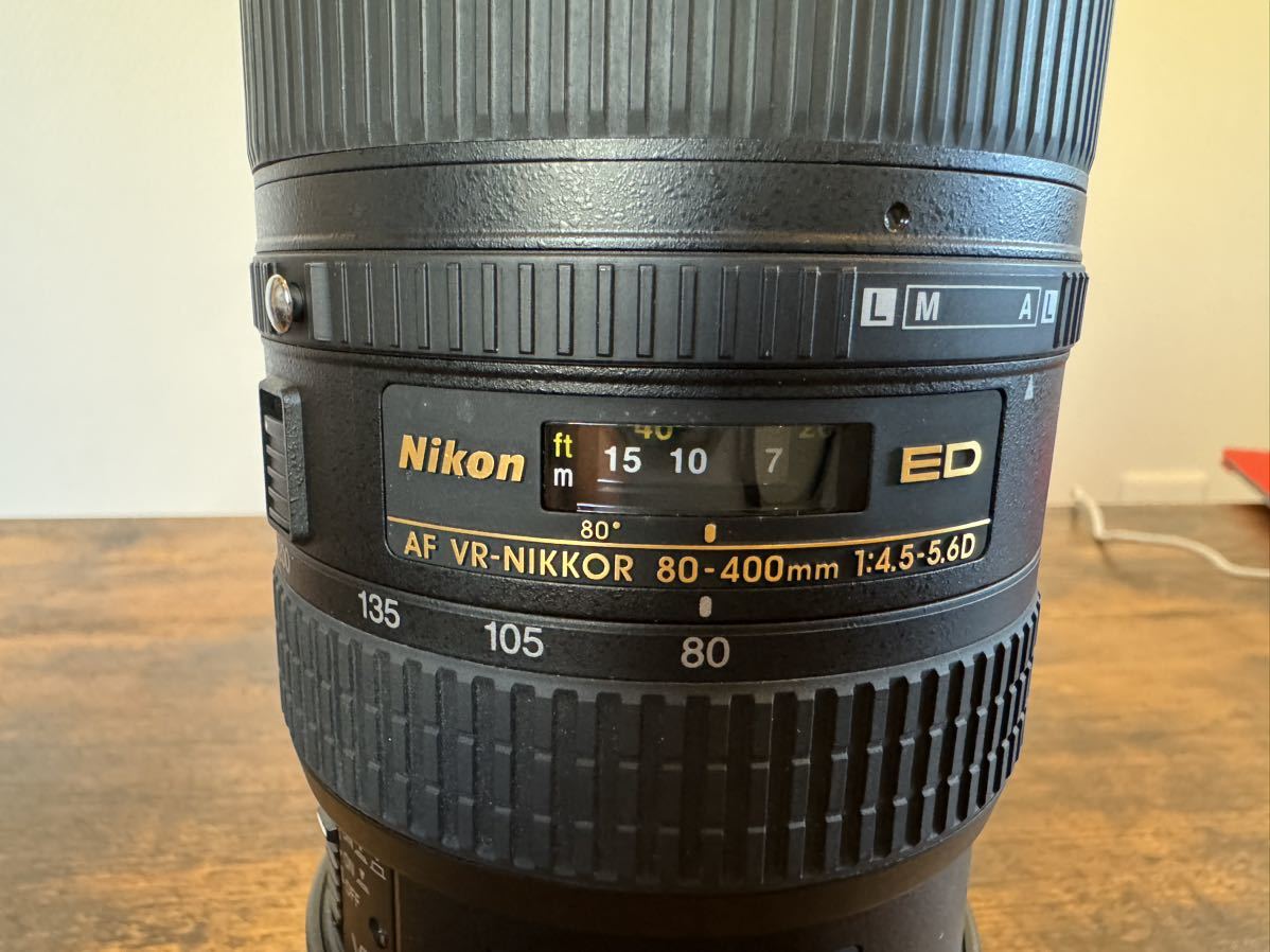 美品　Nikon VR AF 80-400 望遠レンズ_画像5
