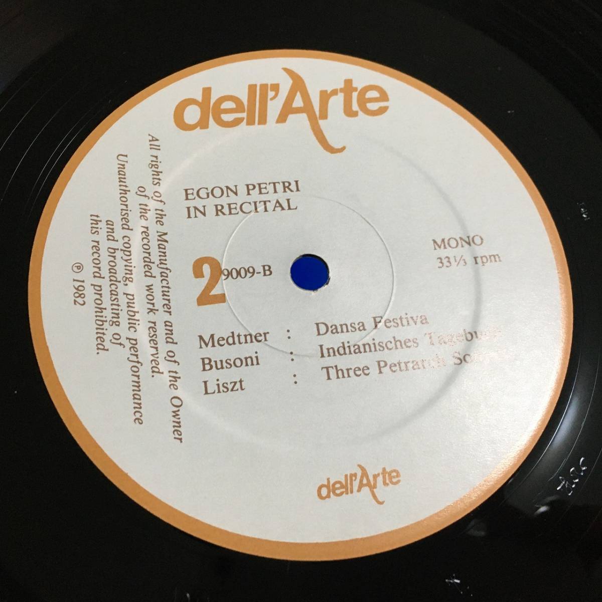 DELL'ARTE エゴン・ペトリ(P) フランク:前奏曲、コラールとフーガ他 1957-1958年録音 NIMBUSカッティング_画像4