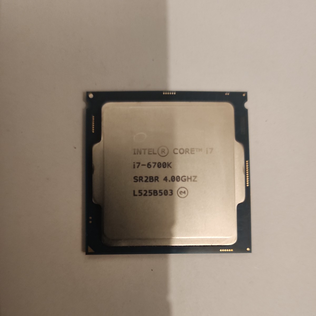 Intel Core i7 6700k L52B503_画像1