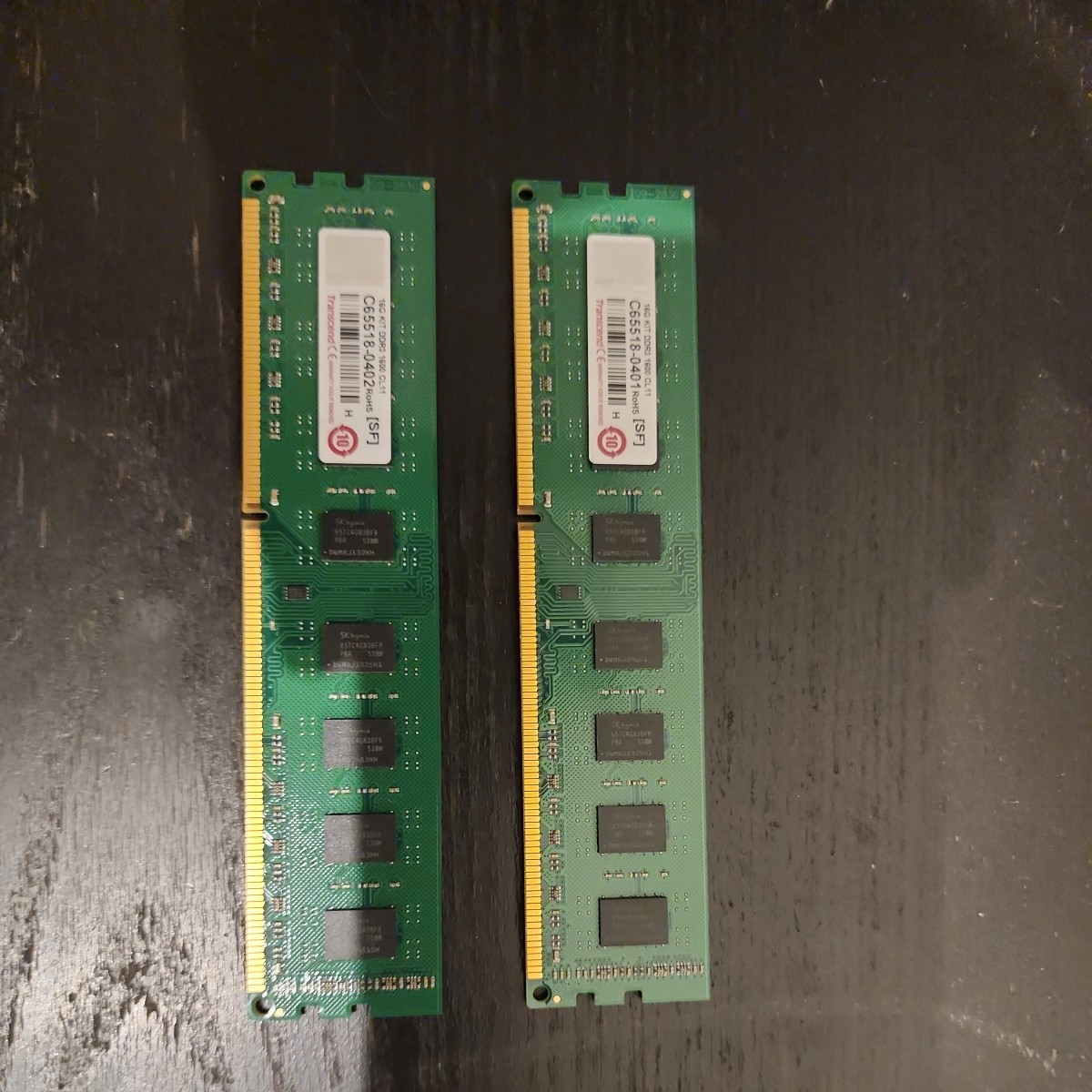 DDR3 1600 PC3 12800 16GB×2 32GB Transcend デスクトップ メモリ_画像1