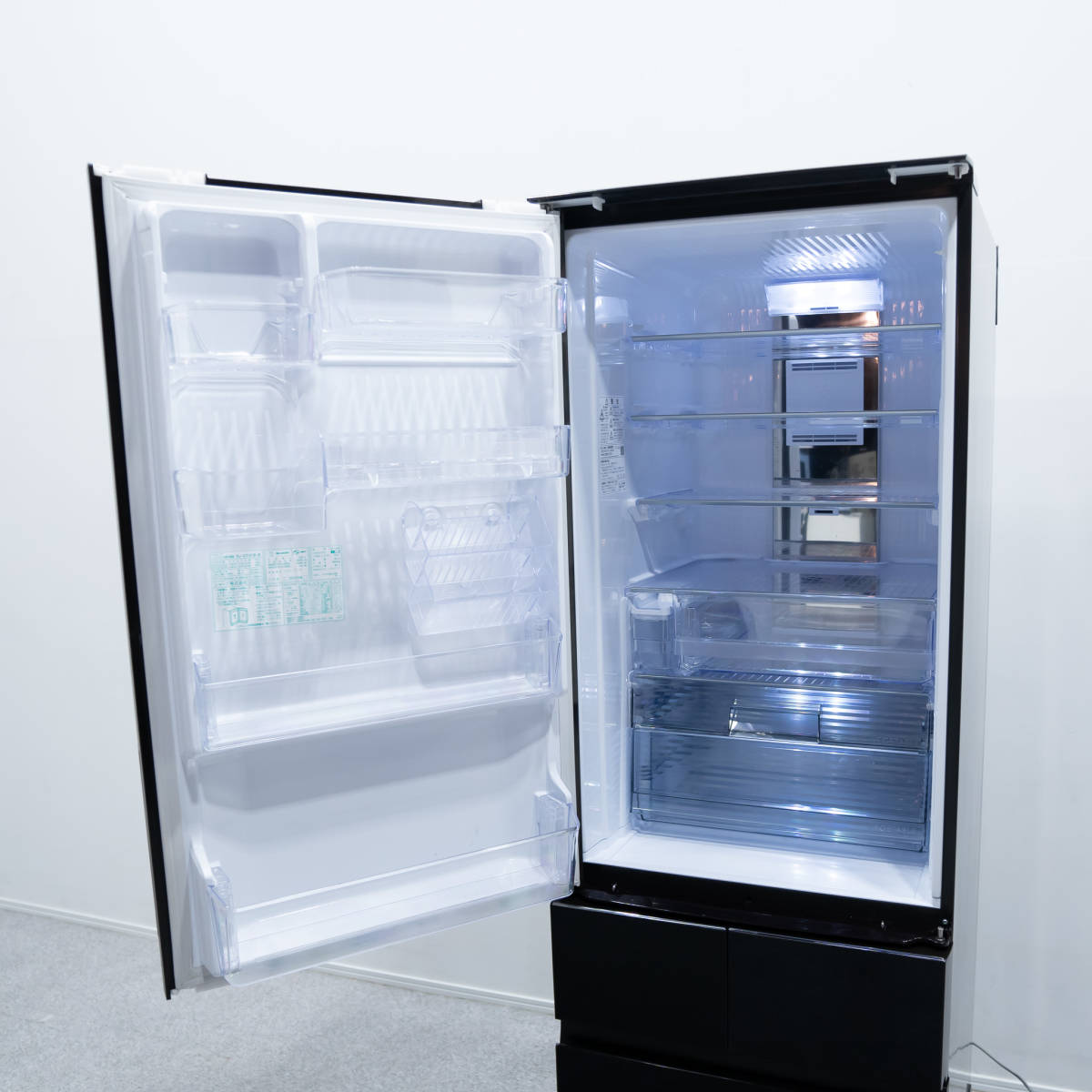 【中古品】SHARP シャープ プラズマクラスター 冷蔵庫 SJ-GT41B-B 410L 4ドア ピュアブラック 15年製 定価14万_画像6