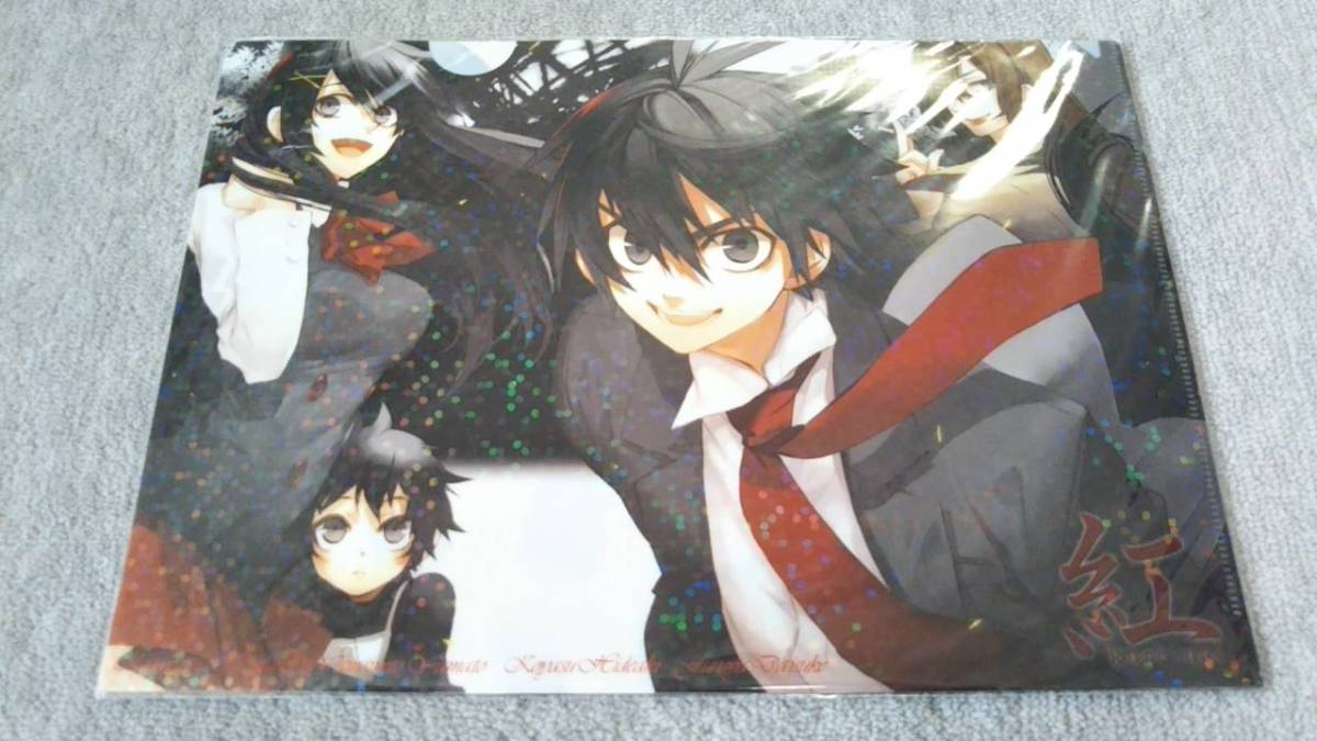 Clear File Anime Red Shueisha Glitter 31x22см