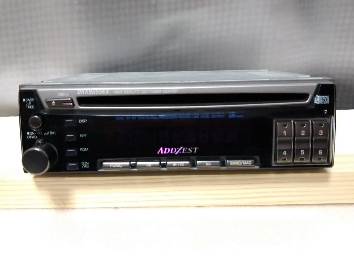  free shipping Addzest DRX9255EX HIGH FIDELITY CD/TUNER CENTER 1DIN CD deck that time thing amplifier less ADDZEST Clarion DUAL 20 BIT DAC