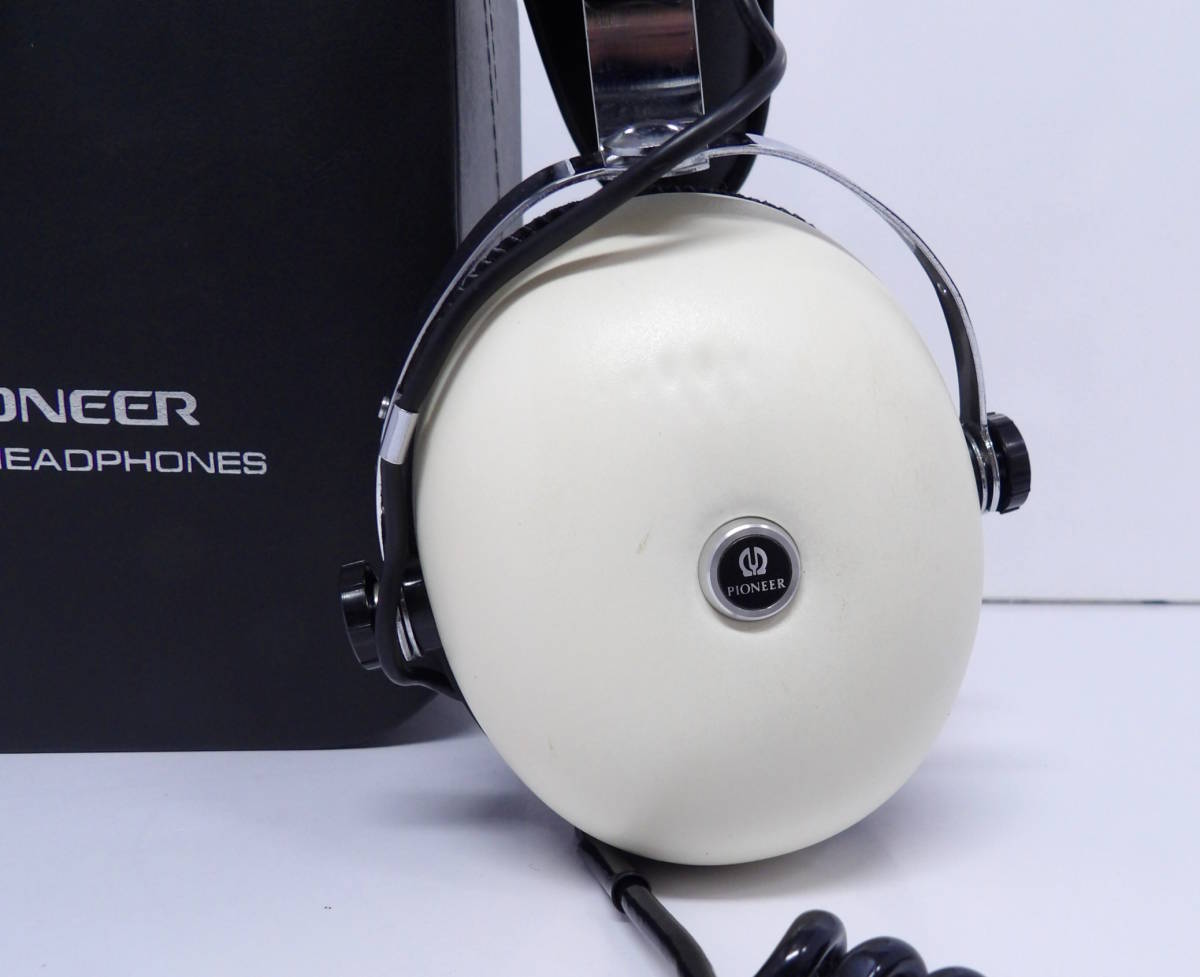 【よろづ屋】パイオニア PIONEER SE-50 STEREO HEADPHONES ステレオ ヘッドホン ケースおまけ 昭和レトロオーディオ(M1203-60)_画像2