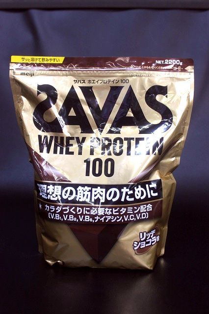 SAVAS サバス ホエイプロテイン100 リッチショコラ味 2200g 明治_画像1