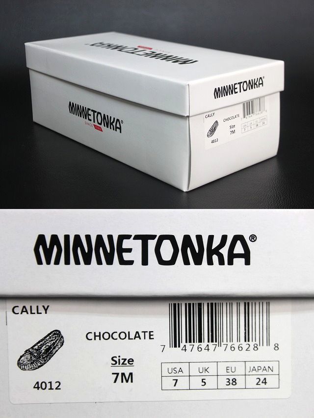 ミネトンカ レディース モカシン キャリー フラットシューズ チョコレート 24cm MINNETONKA CALLY_画像2