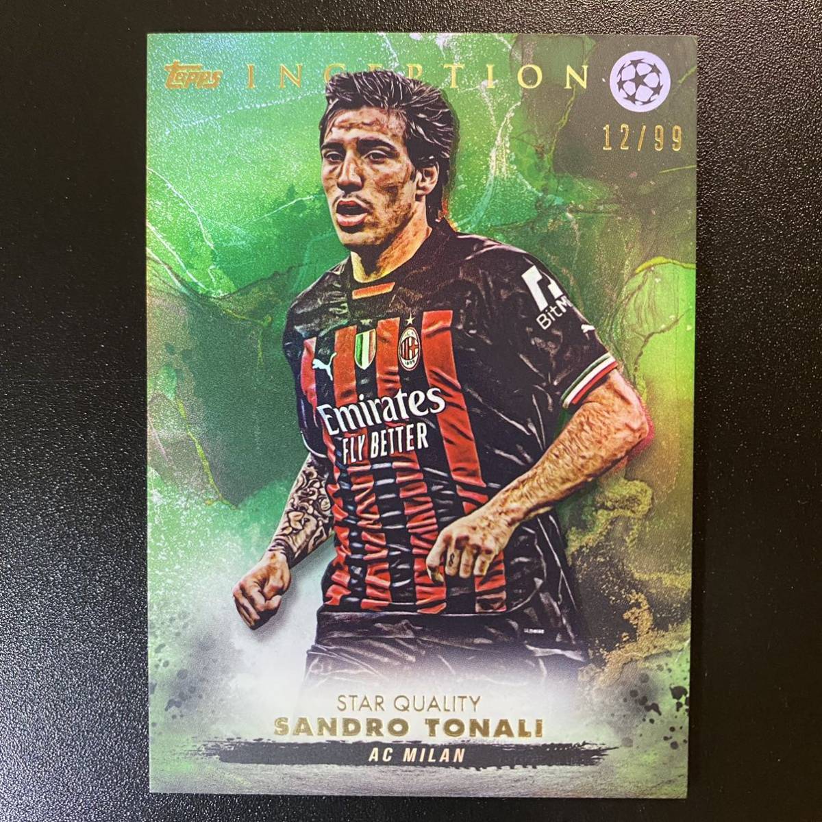 2022-23 Topps UEFA Inception Star Quality Sandro Tonali /99 サンドロ・トナーリ ACミラン_画像1