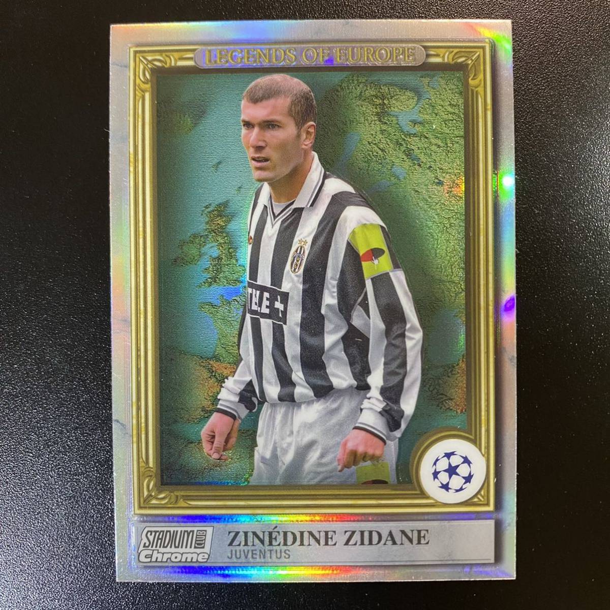 2022-23 Topps Stadium Chrome Zinedine Zidane Legends Of Europe ジネディーヌ・ジダン_画像1