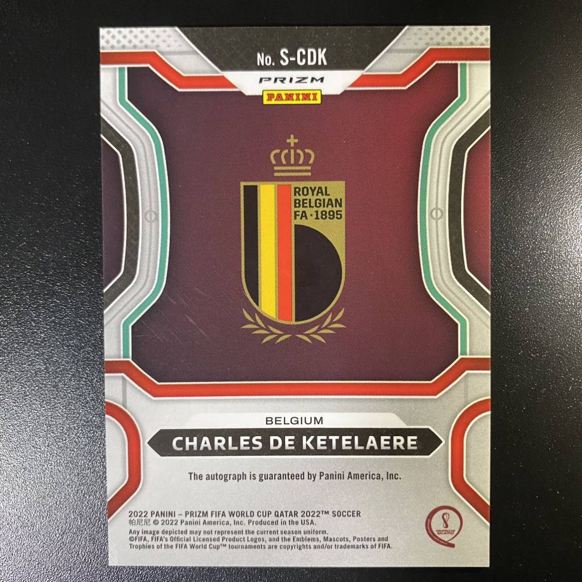 22.23 Charles De Ketelaere 直筆サインカード68枚限定 その他 22.23 Charles De Ketelaere 直筆サインカード68枚限定 その他