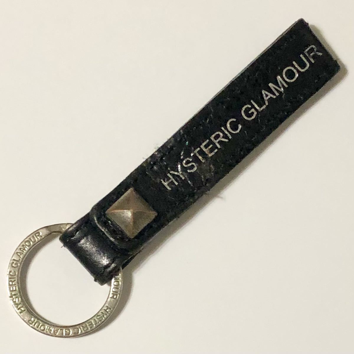 スタッズ付 HYSTERIC GLAMOUR / キーリング キーホルダー レザー スタッズ付 HYSTERIC GLAMOUR / キーリング キーホルダー レザー