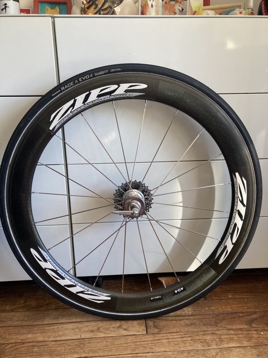 zipp404カーボンチューブラーホイール美品_画像3