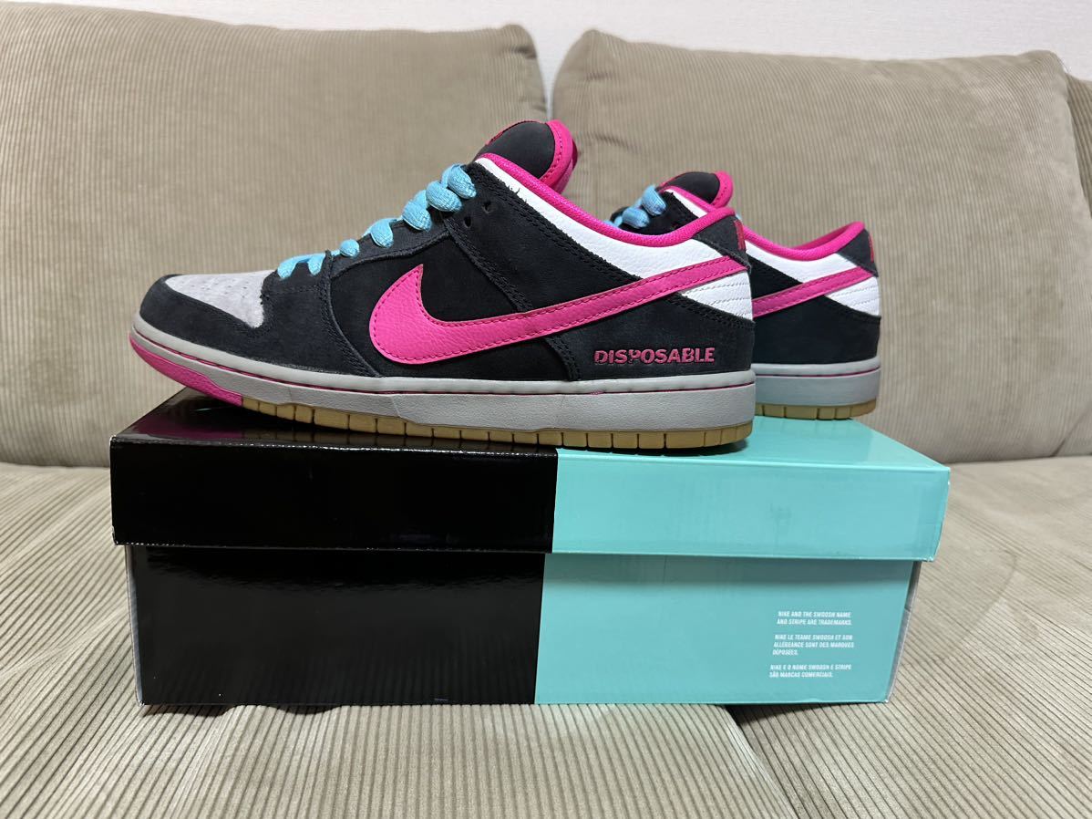 nike dunk sb low premium qs 28 国内正規　disposable 美中古　supreme_画像2