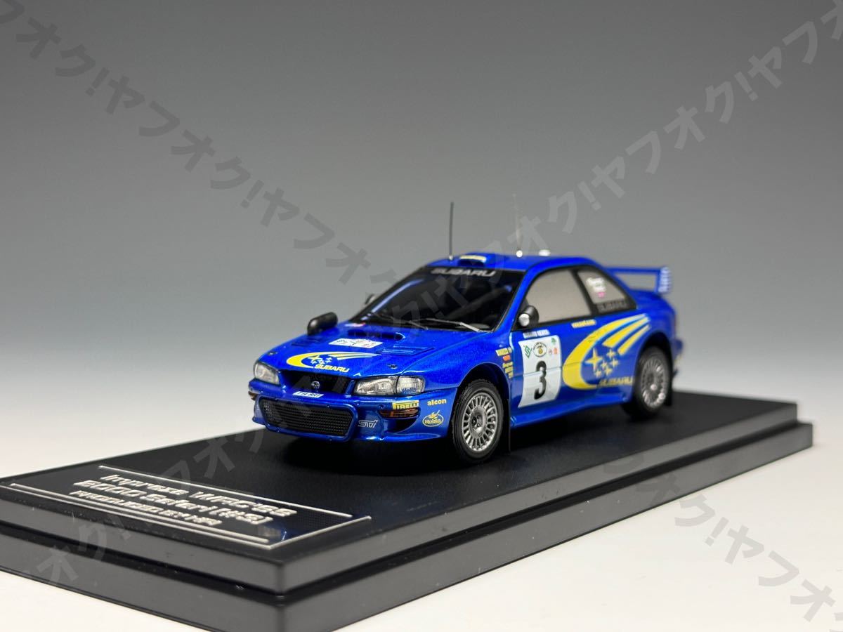[ included ]hpi 1/43 Subaru Impreza WRC 1999 No.3 2000 Safari Rally 8581 Subaru Impreza WRC\'99 Safari