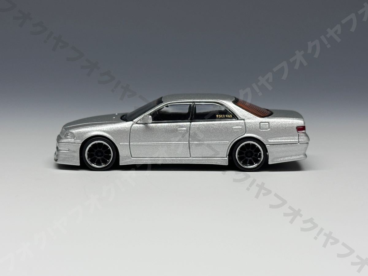 【込】ターマックワークス 1/64 VERTEX トヨタ マークⅡ JZX100 シルバーメタリック 香港トイカーサロン イベント限定 ヴェルテックス TW_画像2