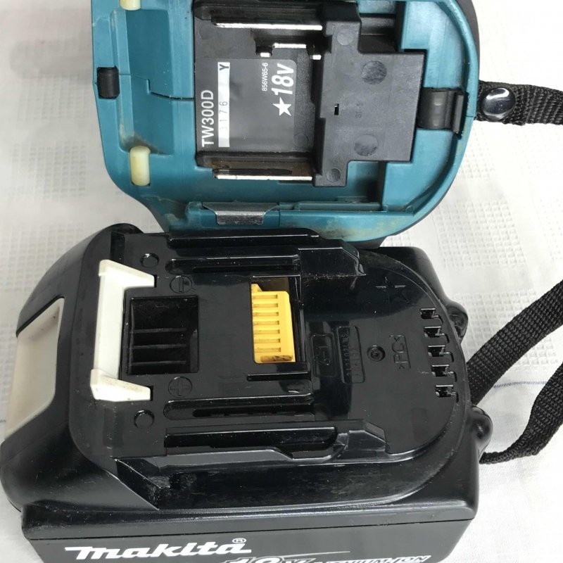 ｍａｋｉｔａ マキタ ＴＷ３００ＤＲＧＸ １８Ｖ ６．０Ａｈ コードレス 充電式インパクトレンチ フルセット ブルー 中古 電動工/233_画像5