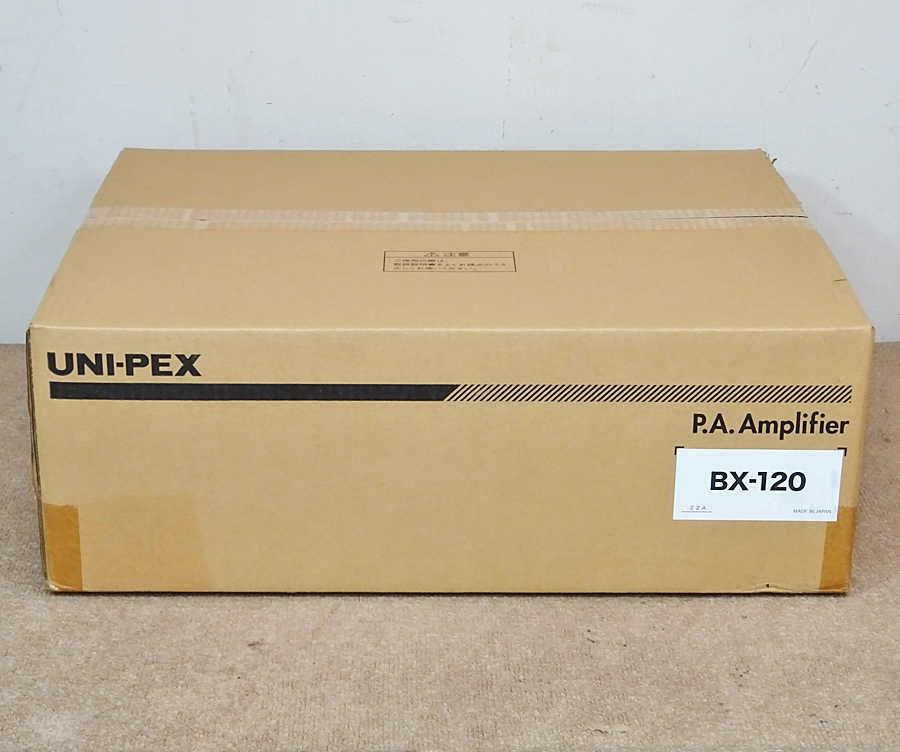 UNI-PEX【BX-120】ユニペックス 卓上形アンプ PAアンプ 120W 未使用品_画像3