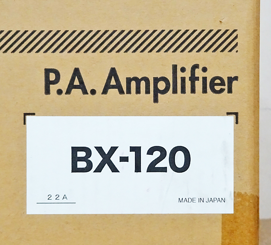 UNI-PEX【BX-120】ユニペックス 卓上形アンプ PAアンプ 120W 未使用品_画像4