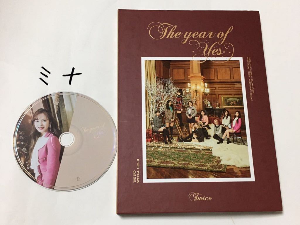 送料込み　TWICE　CD　ディスク　ミナ　THE 3RD SPECIAL ALBUM　☆The year of Yes☆　9曲　韓国盤　K-POP_画像1