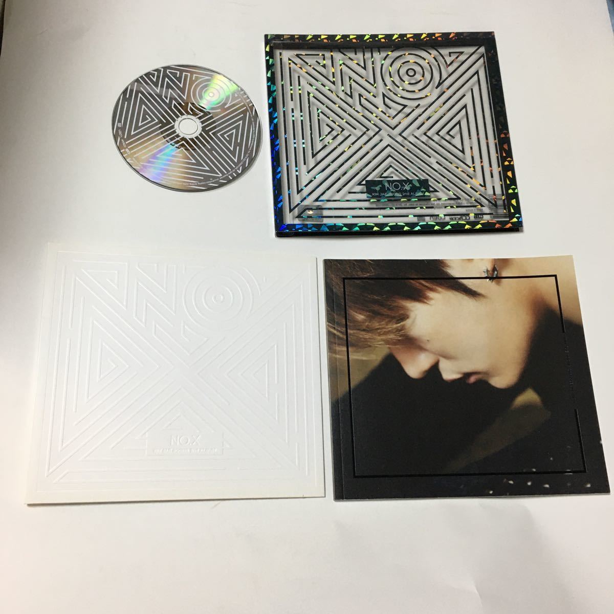 送料込み　ジェジュン　KIM JAE JOONG　CD　2集　2nd ALBUM　☆NO.X☆　ノックス　12曲　韓国盤　JYJ　J-JUN　K-POP_画像6