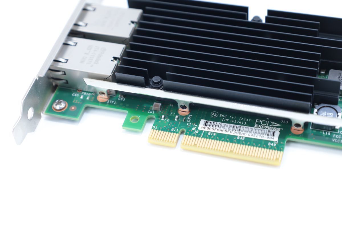 10GbE 有線LANカード デュアルポート 10GBASE-T 10GB LANアダプタ PCI Express x8 Intel X540-AT2チップ RJ-45 2ポート Supermicro_画像4