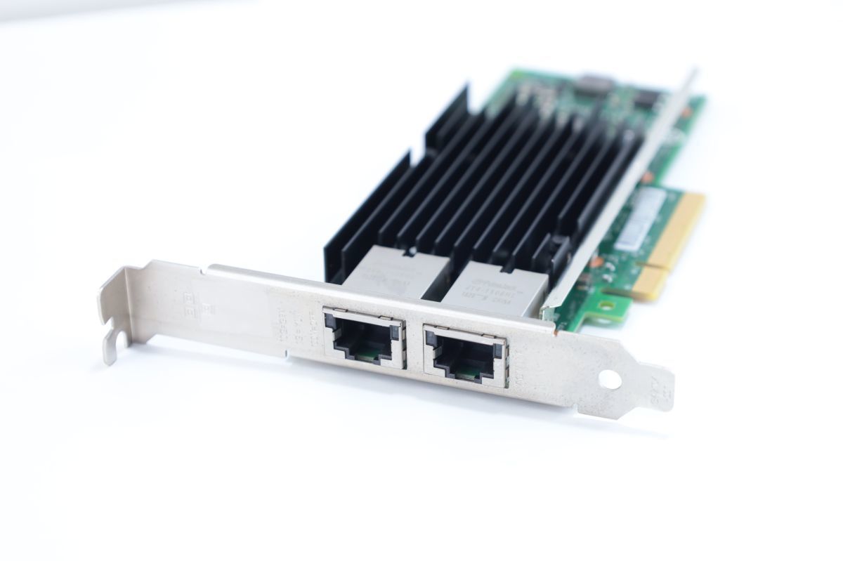 10GbE 有線LANカード デュアルポート 10GBASE-T 10GB LANアダプタ PCI Express x8 Intel X540-AT2チップ RJ-45 2ポート Supermicro_画像1