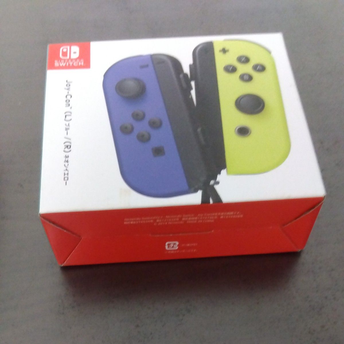 ネオンピンク×ネオングリーン    ネオンイエロー×ブルー空き箱のみ 開封済み ジョイコン 任天堂 Nintendo Switch