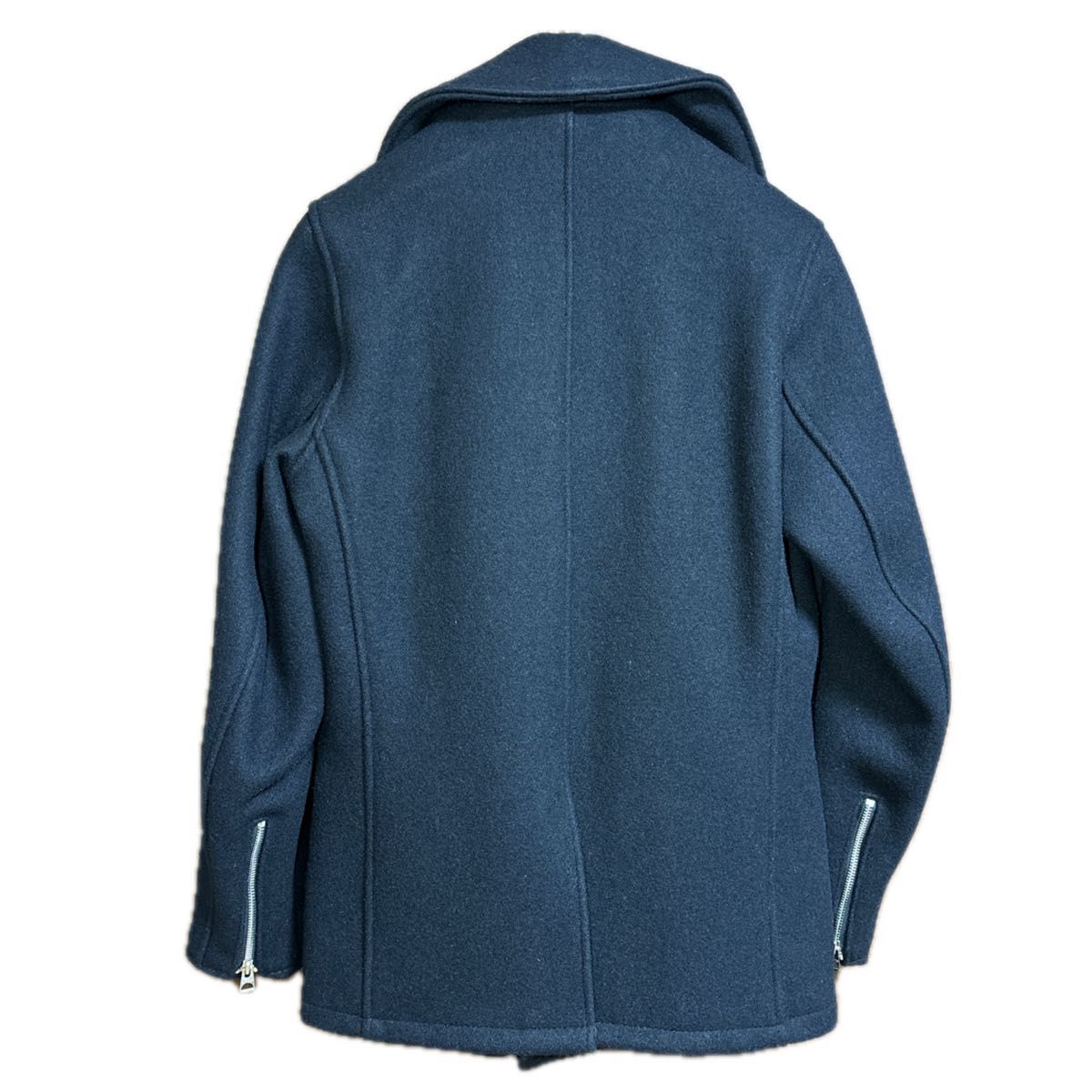 ショット SCHOTT 779 ウール ピーコート ジップフロント 7505 (87)NAVY |TPライダース