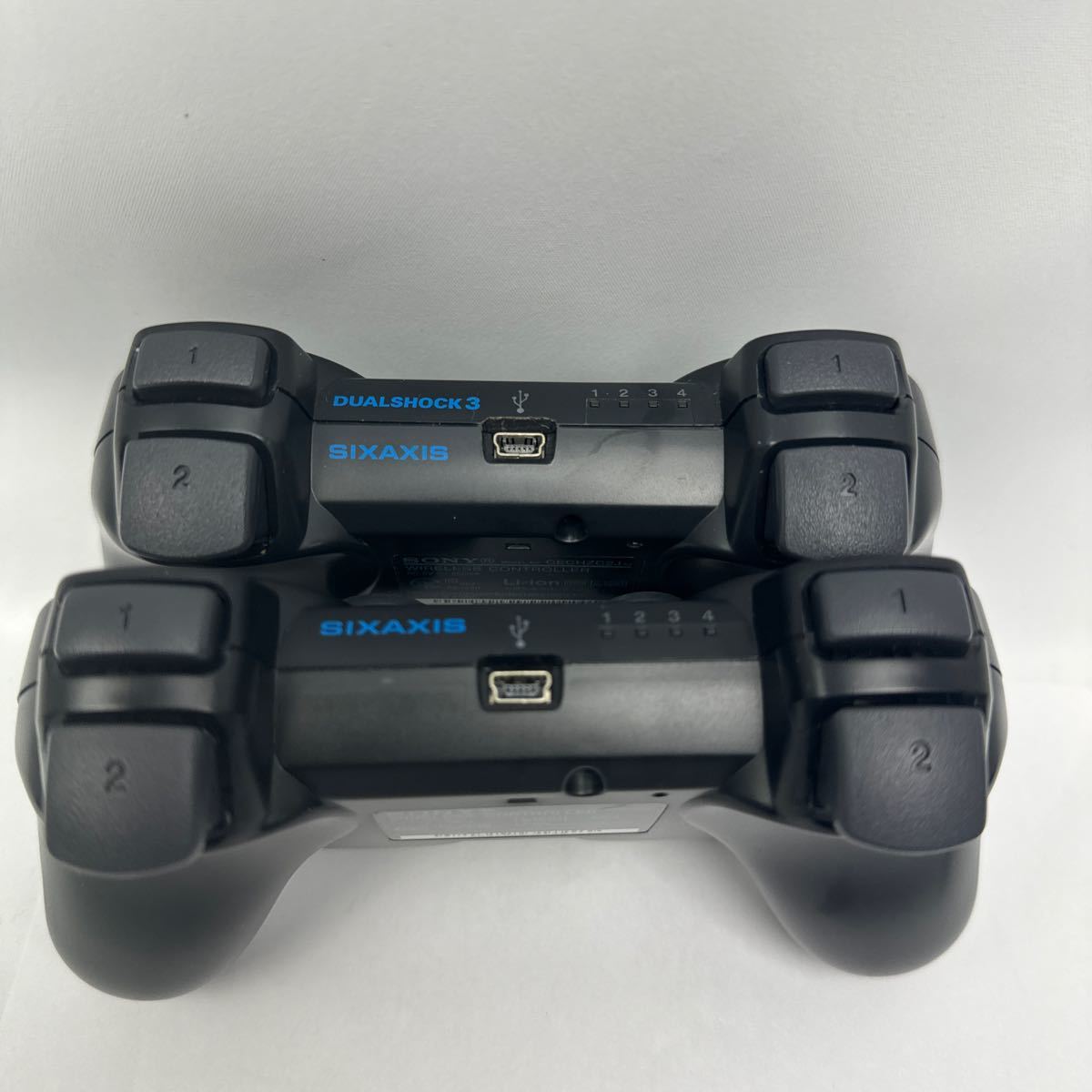 動作確認済み ps3 コントローラー デュアルショック3 純正品 ブラック USBケーブル DUALSHOCK3 ワイヤレスコントローラー 2_画像8