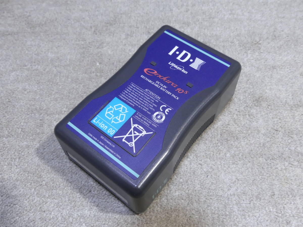 送料込み 美品 IDX E-10S Vマウントバッテリー I.D.X_画像1