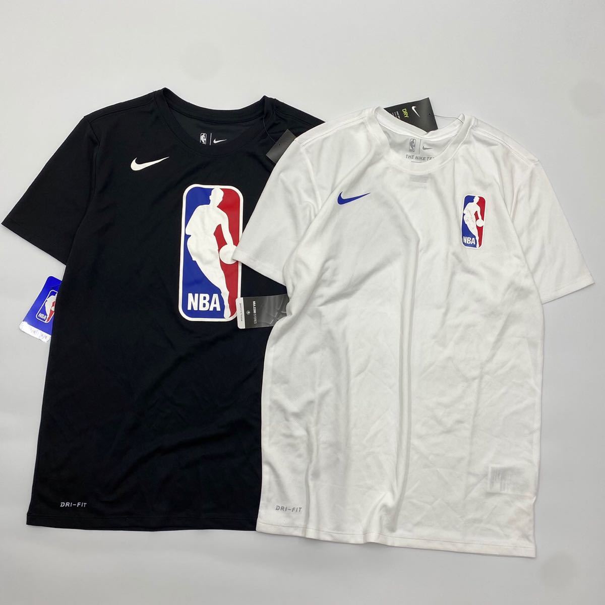 ナイキ　NBA ジェリーウェスト　ビッグロゴ Tシャツ 2枚組 AH9203-010 AH9204-100 白黒　M_画像1