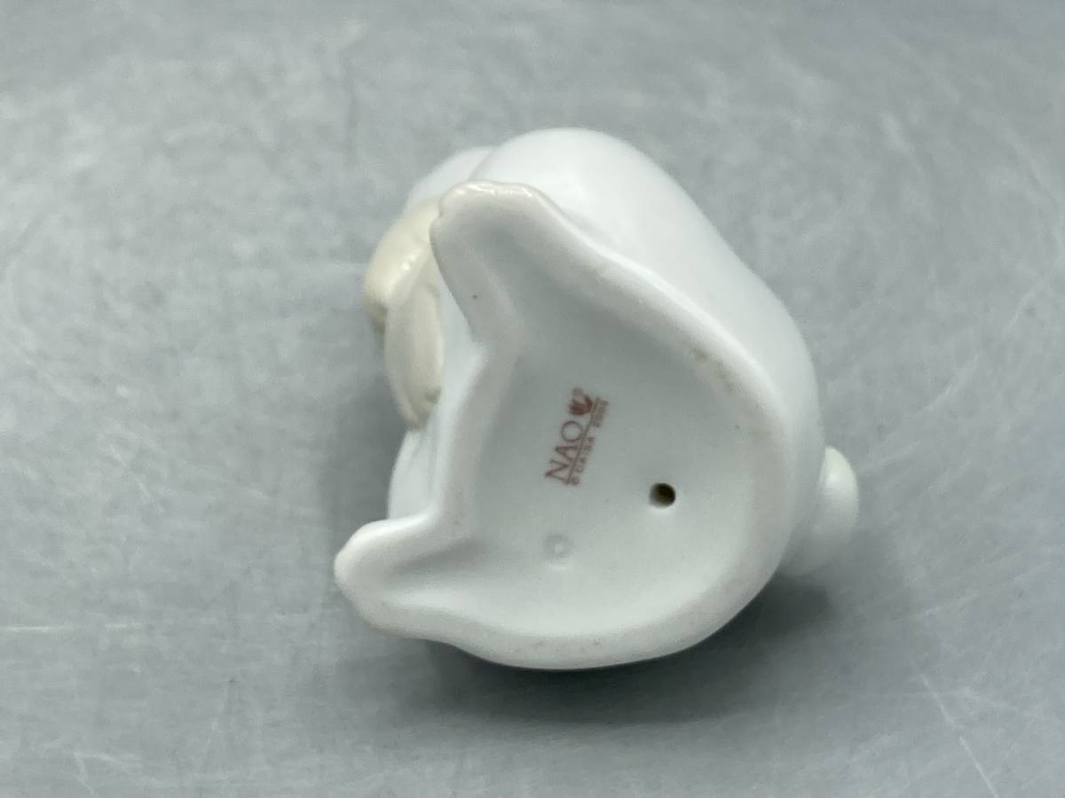国内発送 リヤドロ ナオ ウサギ ピンク リボン フィギュリン スペイン製 陶器 置物 陶磁器 陶磁器人形 (56-60-420)の画像7