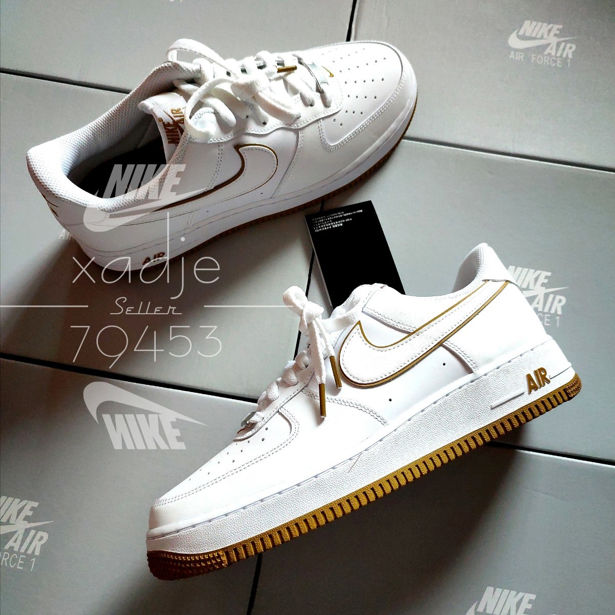 新品 正規品 NIKE ナイキ AIR FORCE1 LOW エアフォース1 ロー 07 白 ホワイト ブロンジーン 29cm US11 デュブレ 箱付き_画像1