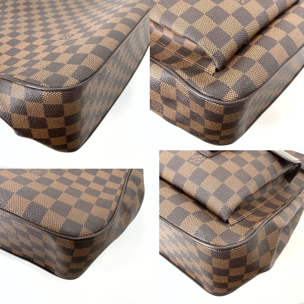 1円【新品同様】ルイヴィトン LOUIS VUITTON トートバッグ N51128 ユゼス ダミエキャンバス エベヌ バッグ ダミエ_画像10