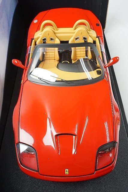Hot Wheels ホットウィール エリート 1/18 Ferrari フェラーリ 550 バルケッタ ピニンファリーナ レッド N2054_画像2