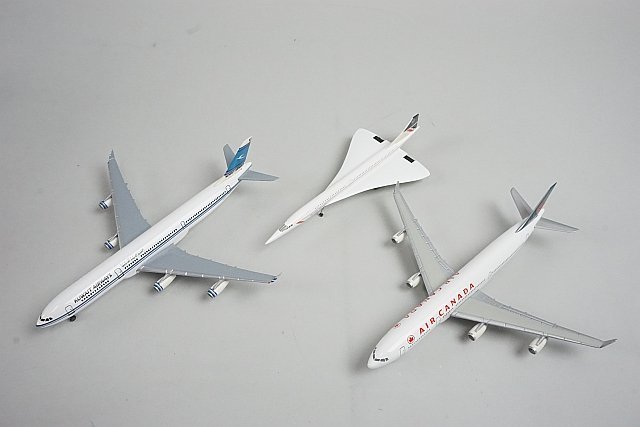 ★ herpa ヘルパ 1/500 A340-300 Air Canada エア・カナダ レジ番号付与なし / Concorde コンコルド BRITISH AIRWAYS など3点セット_画像1