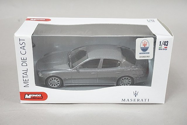 MONDO MOTORS モンドモーター 1/43 Maserati マセラティ Quattroporte クアトロポルテ ダークグレーメタリック_画像4