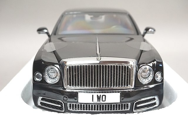 ALMOST REAL オールモストリアル 1/18 Bentley ベントレー Mulsanne ミュルザンヌ W.O. エディション by マリナー 2018 ブラック 830508_画像2