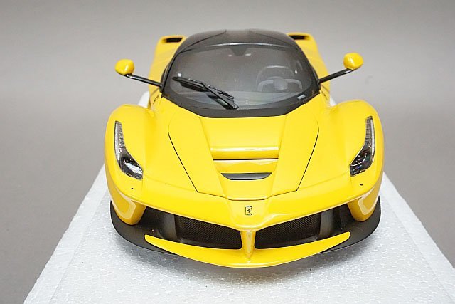 BBR 1/18 Ferrari フェラーリ La Ferrari ラ・フェラーリ モデナイエロー/グロスブラックルーフ BBR182220_画像2