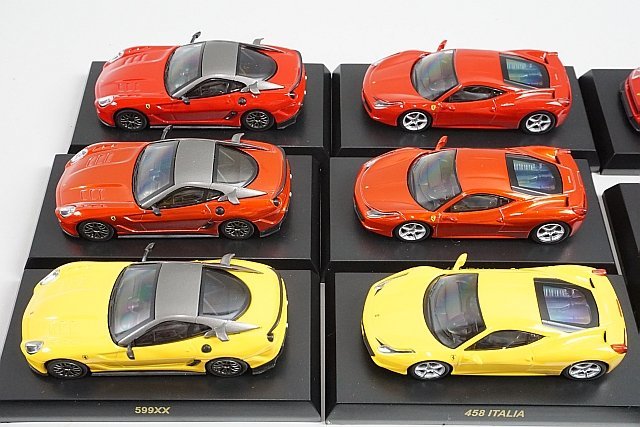 京商 1/64 第49弾 フェラーリ ミニカーコレクション8 全24種類+シークレット 組立済 25台コンプリート サークルKサンクス ※外箱等欠品_画像3