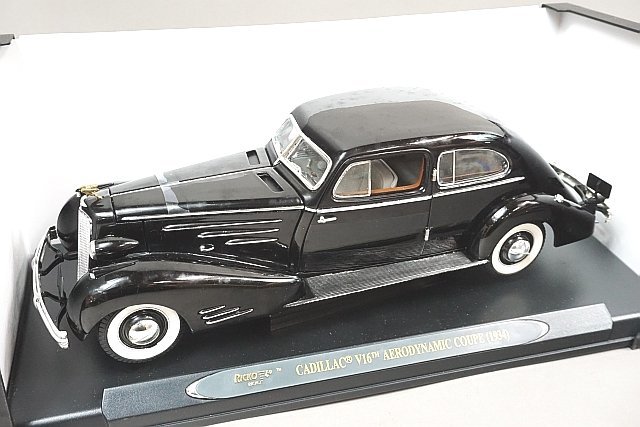 Rickoliko1/18 Cadillac Cadillac V16 aero dynamic coupe 1934 black RK32131BK