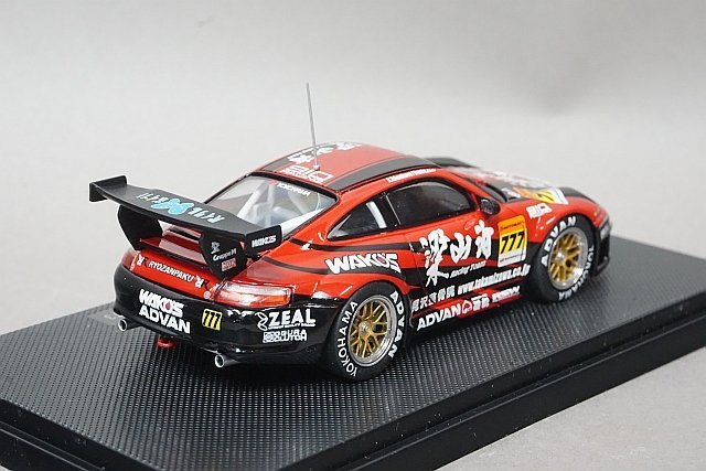 EBBRO エブロ 1/43 梁山泊 チーム 高見沢 アドバン GT3 スーパー GT 05 #777 ブラック 43752_画像2