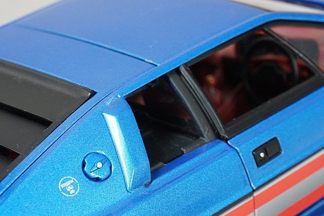 AUTOart オートアート 1/18 Lotus ロータス ESPRIT エスプリ ターボ ESSEXバージョン ブルー ※パーツ破損有り 70066_画像3