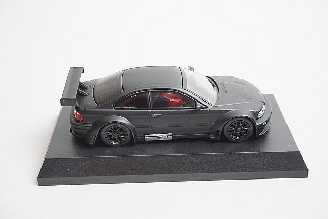 京商 1/64 BMW & MINI ミニカーコレクション M3 GTR カルワザバージョン マットブラック サークルKサンクス_画像2