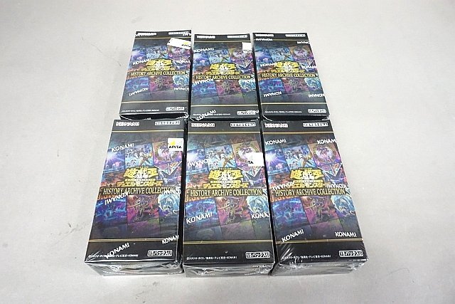 ★ KONAMI コナミ 遊戯王 デュエルモンスターズ ヒストリー アーカイブ コレクション HISTORY ARCHIVE COLLECTION BOX 6点セット_画像1