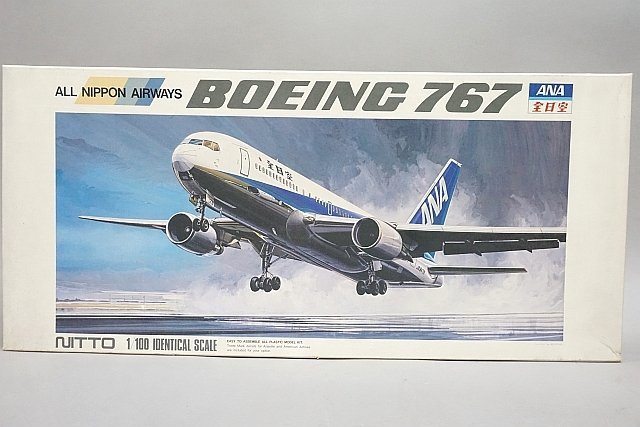 ★ NITTO ニットー 1/100 ALL NIPPON AIRWAYS ボーイング 767 ANA 全日空 プラモデル 13016_画像1