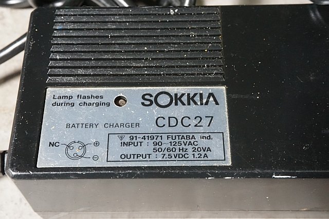 ◎ SOKKIA ソキア 充電アダプター 充電器セット ※ジャンク品_画像5