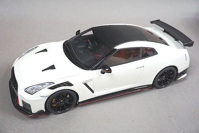 Kyosho 京商 1/18 NISSAN 日産 GT-R NISMO ニスモ ホワイト samuraiシリーズ ※外箱/固定パーツ欠品_画像1