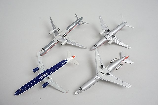 ★ herpa ヘルパ 1/500 B737-800 AA アメリカン レジ番号付与なし / A321 BRITISH ブリティッシュ G-EUXI など4点セット_画像3