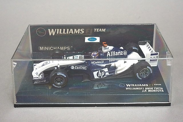 ミニチャンプス PMA 1/43 WILLIAMS ウィリアムズ 1 BMW FW26 J.P.モントーヤ 2004 #3 400040003_画像2